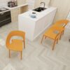 1 Piece Designed Single Chair, UV Resistant, Waterproof And Wear Resistant - Tropical Orange - Image 4