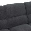 3 Seat Sofa With Plush Tufted Cushions - Gray - Image 4