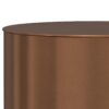 Curtis - Metal Cylinder Accent Table - Ombre Black / Copper - Image 5