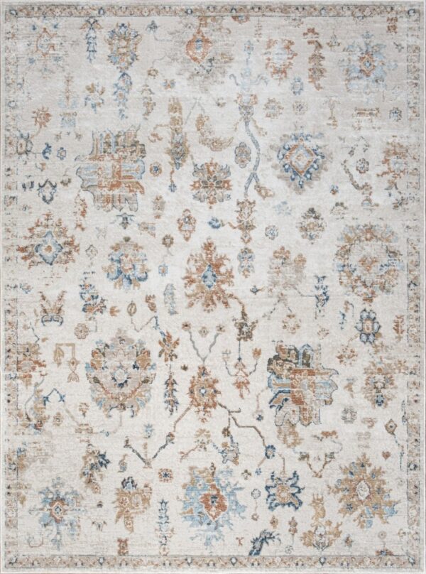 Noble - 2'7" X 7'3" Area Rug - Ivory
