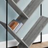 Bookshelf, Bookcase, Etagere, 3 Tier, Office, Contemporary & Modern - Gray - Image 9