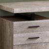 Computer Desk For Home Office, Laptop, Left, Right Set - Up, Storage Drawers - Taupe - Image 10