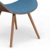 Malden - Bentwood Dining Chair With Wood Back - Blue - Image 6