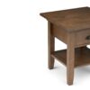 Redmond - End Table - Rustic Natural Aged Brown - Image 5