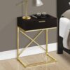 Accent Side Table, Storage Drawer, Contemporary & Modern - Espresso - Image 4