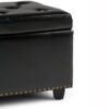 Hamilton - Storage Ottoman - Midnight Black - Image 6