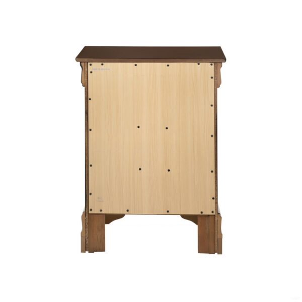 Louis Phillipe - 3 Drawer Nightstand - Cappuccino