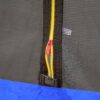 10Ft Trampoline With Basketball Hoop Inflator And Ladder (Inner Safety Enclosure) - Blue - Image 15