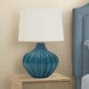 Lighting, Table Lamp, Ceramic, Transitional - Blue - Image 6