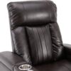 Power Recliner With Storage Arms, Cupholders, Swivel Tray Table And Cell Phone Stand - Brown - Image 20