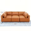 Reno - Modular Sofa - Cognac - Image 11