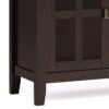 Artisan - Large 4 Door Sideboard Buffet - Dark Chestnut Brown - Image 6