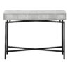 Accent Console Table For Entryway, Storage Drawer, Contemporary & Modern - Gray - Image 4