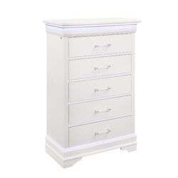 Charlston - Chest With LED - White