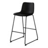 Office Chair, Bar Height, Standing, Computer Desk, Work, Leather Look, Contemporary, Modern - Black - Image 12