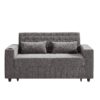 Pull Out Sofa Bed Convertible Couch Loveseat Sofa Modern Sleeper Sofa With Adjustable Backrest For Living Room - Gray - Image 16