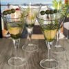 Leadingware V Shaped Unbreakable Plastic Wine Glasses, 14Oz (Set of 4) - Clear - Image 9