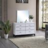 Glasgow - Dresser With 6 Drawers - White - Image 2