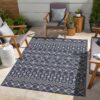 Sunshine - 2'7" X 7'3" Indoor, Outdoor, Polypropylene Area Rug - Blue - Image 4