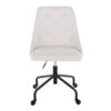 Marche - Contemporary Adjustable Office Chair - Black / White - Image 5