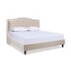 Coverley - King Tufted Shelter Platform Bed - Sky Neutral Beige - Image 4