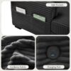 2 Seater L Shaped Chaise Sofa With Reversible Cushion Corduroy Fabric, USB - C Charging Port, Storage Pocket, Convertible Left / Right Design For Living Room - Gray - Image 9