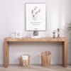 Console Table, Handwoven Top - Antique Natural / Natural - Image 4