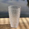 Leading Ware Diamond Cut Acrylic Drinking Glasses (Set of 4), Bpa Free, 19Oz - Clear - Image 6