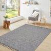 Guros - 4' X 6' Geometric Indoor / Outdoor Area Rug - White - Image 7
