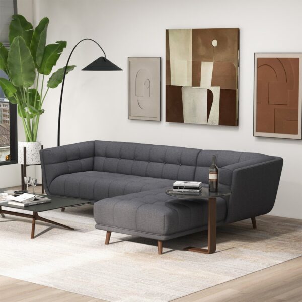 Addison - Right Sectional Sofa - Gray