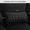 Modern U-Shaped Sectional Sofa With Waist Pillows, 6 Seat Upholstered Symmetrical Sofa Furniture, Sleeper Sofa Couch With Chaise Lounge - Black - Image 14