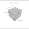 Cullen - Cube Pouf - Natural - Image 7