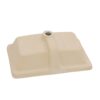 Modern Rectangular Undermount Bathroom Sink With Overflow - White - Image 10