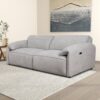 Cleveland - Dual Power Convertible Sofa - Silver - Image 9