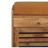 Shutter Shoe Rack With 2 Drawers - Beige - Image 4