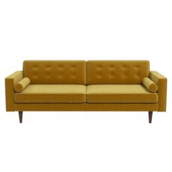 Casey - Mid Century Modern Sofa - Gold