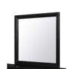 Lucille - Mirror With Sleek Frame And Glass - Black - Image 5