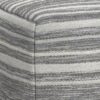 Carina - Square Woven Pouf - Black White - Image 4