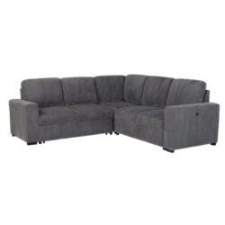 Melody - Sectional Sofa With Cushioning - Gray