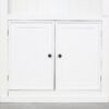 Retro Style 3 Piece Bookcase Display Cabinet With Adjustable LED Lighting, Tempered Glass Shelves - White - Image 19