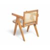 Chandigarh - Farmhouse Style Cane Upholstered Dining Chairs (Set of 2) - Natural / Beige - Image 8