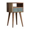 Mini Painted Bedside Table - Lake Green - Image 4