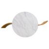 Round Coffee Table With Storage - Natural / White - Image 5