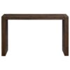 Modern Solid Wood Console Table - Distressed Brown - Image 5