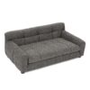 Modern Dark Pet Sofa With Backrest And Armrests Linen Fabric, For Small And Medium Dogs - Dark Gray - Image 10