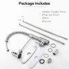 Kitchen Faucet With Pull Down Spray Head - Brushed Nickel - Image 6