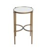 Bedford - Oval Mirror Accent Table - Antique Bronze - Image 4