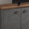 TV Stand, Console, Media Entertainment Center, Storage Cabinet, Contemporary And Modern - Gray - Image 2