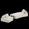 Light Oversized Modular Sectional Sofa Set - Beige - Image 13
