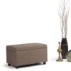 Darcy - Storage Ottoman Bench - Fawn Brown - Image 8